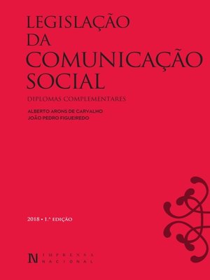 cover image of Legislação da Comunicação Social e outros Diplomas Relevantes
